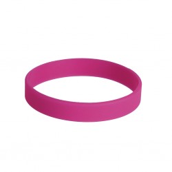 BRACCIALETTO IN SILICONE - IMBALLI: 1000/100 MISURE: 1, Fucsia