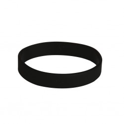 BRACCIALETTO IN SILICONE - IMBALLI: 1000/100 MISURE: 1, Nero