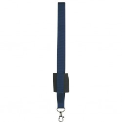 * PORTA BADGE IN POLIESTERE Blu navy