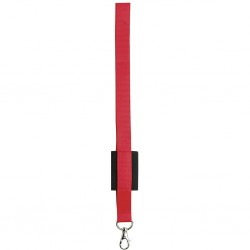 * PORTA BADGE IN POLIESTERE Rosso