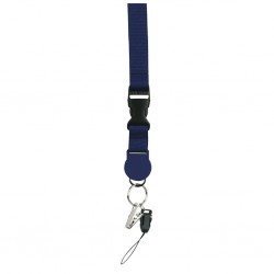 PORTA BADGE IN POLIESTERE Blu navy