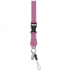 PORTA BADGE IN POLIESTERE Rosa