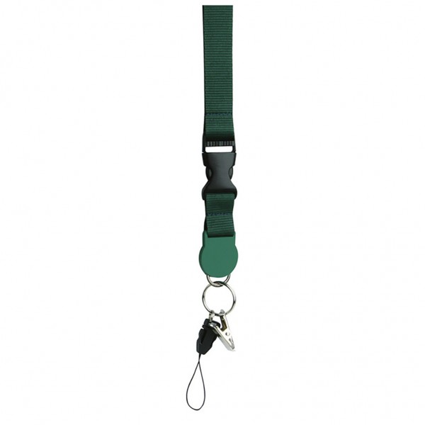 PORTA BADGE IN POLIESTERE Verde inglese