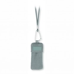 * PORTA CELLULARE DA COLLO IN COTONE Grigio