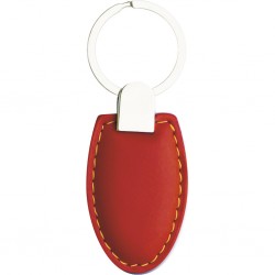 PORTACHIAVI IN METALLO E PVC Rosso