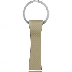 PORTACHIAVI IN METALLO E PU Dorato