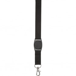 PORTA BADGE IN POLIESTERE Nero