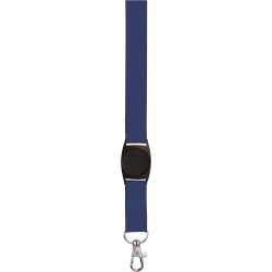 PORTA BADGE IN POLIESTERE Blu navy