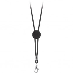 PORTA BADGE IN POLIESTERE Nero