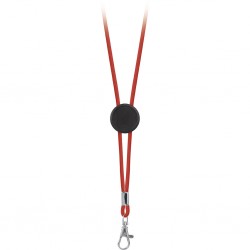 PORTA BADGE IN POLIESTERE Rosso