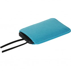 * PORTA CELLULARE DA COLLO IN FELTRO Sky blue