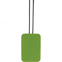 * PORTA CELLULARE DA COLLO IN FELTRO Verde Acido