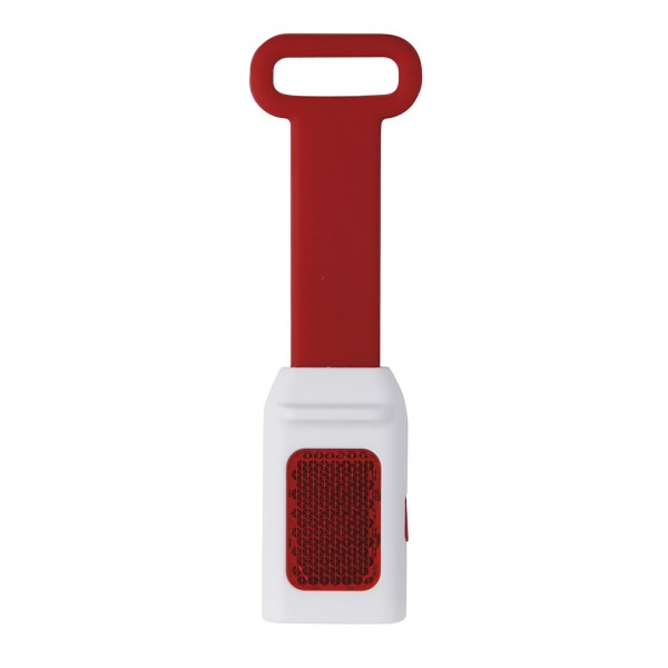 LUCE DI EMERGENZA IN PLASTICA E SILICONE Rosso
