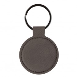 PORTACHIAVI IN PU E METALLO Marrone