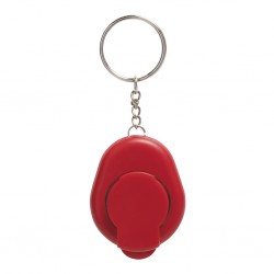PORTACHIAVI IN PLASTICA E METALLO Rosso