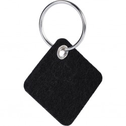PORTACHIAVI IN FELTRO RPET  IMBALLI: 1000/100 MISURE:  Nero