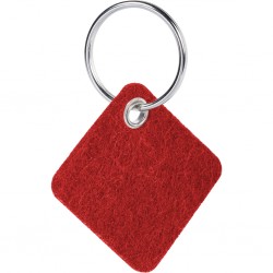 PORTACHIAVI IN FELTRO RPET  IMBALLI: 1000/100 MISURE:  Rosso