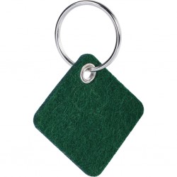 PORTACHIAVI IN FELTRO RPET  IMBALLI: 1000/100 MISURE:  Verde inglese