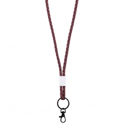 * PORTA BADGE IN POLIESTERE Rosso