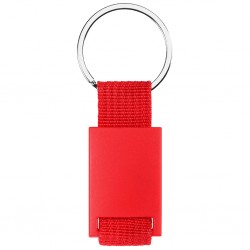 parte frontale con placca in metallo brunito per incisione laser, retro in plastica R (rosso)