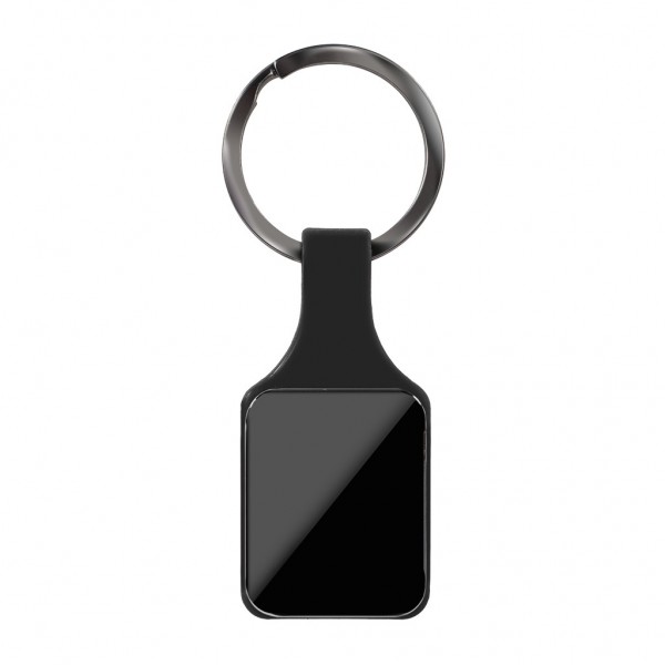 in metallo brunito adatto per incisione laser di colore silver, con astuccio in confezione singola N (nero)