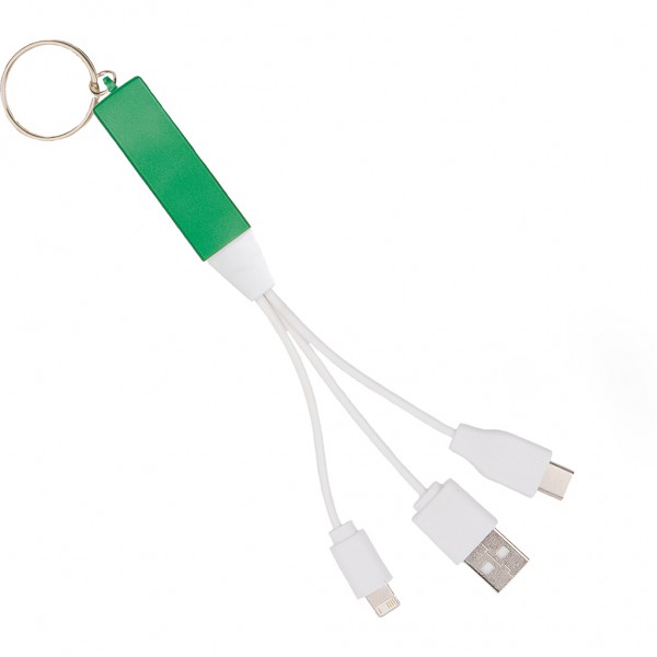 CAVETTO 3 IN 1 PER RICARICA IN PLASTICA E METALLO Verde