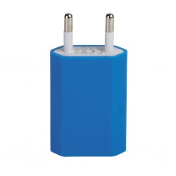 ALIMENTATORE USB IN PLASTICA  Blu
