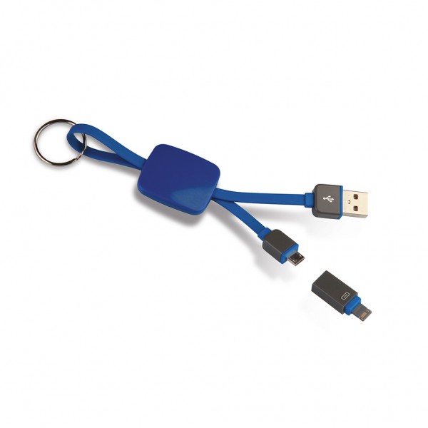 CAVETTO 2 IN 1 PER RICARICA IN PLASTICA Blu