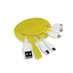 * CAVETTO 4 IN 1 IN SILICONE Giallo