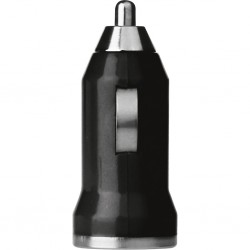 CARICATORE DA AUTO IN PLASTICA E METALLO DC Nero
