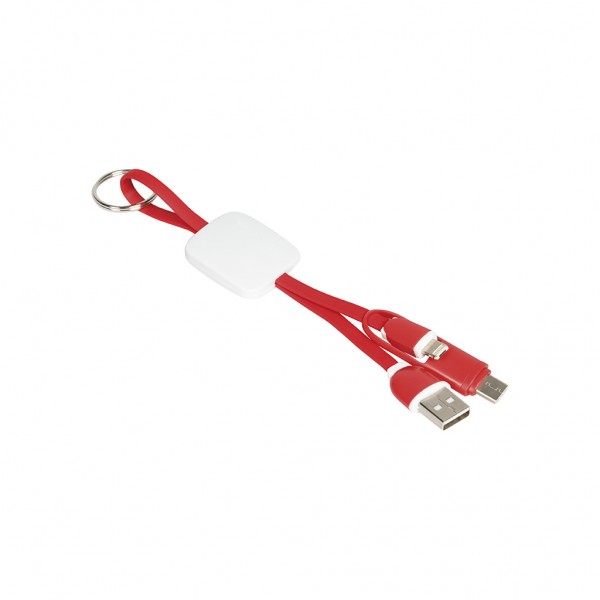 CAVETTO 3 IN 1 PER RICARICA IN PLASTICA Rosso