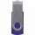 MEMORIA USB DA 16GB IN PLASTICA E ACCIAIO USB 2.0, Blu