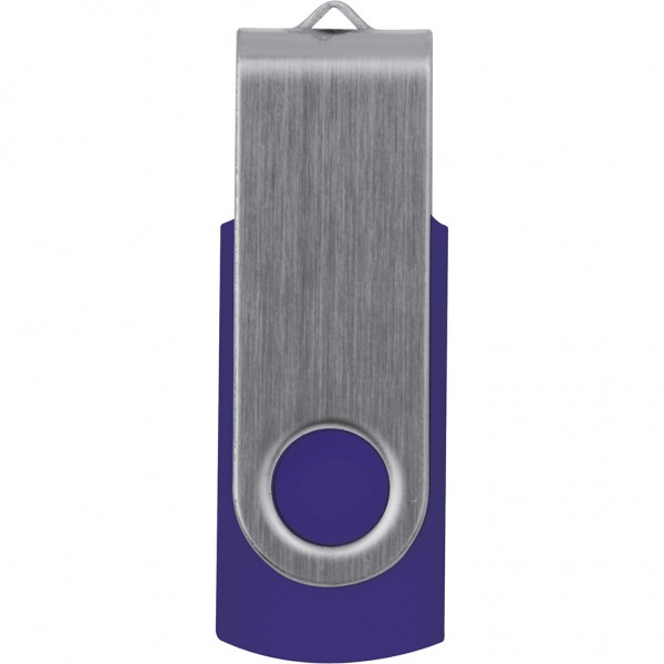 MEMORIA USB DA 16GB IN PLASTICA E ACCIAIO USB 2.0, Blu