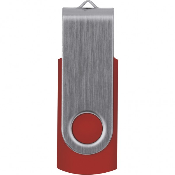 MEMORIA USB DA 16GB IN PLASTICA E ACCIAIO USB 2.0, Rosso