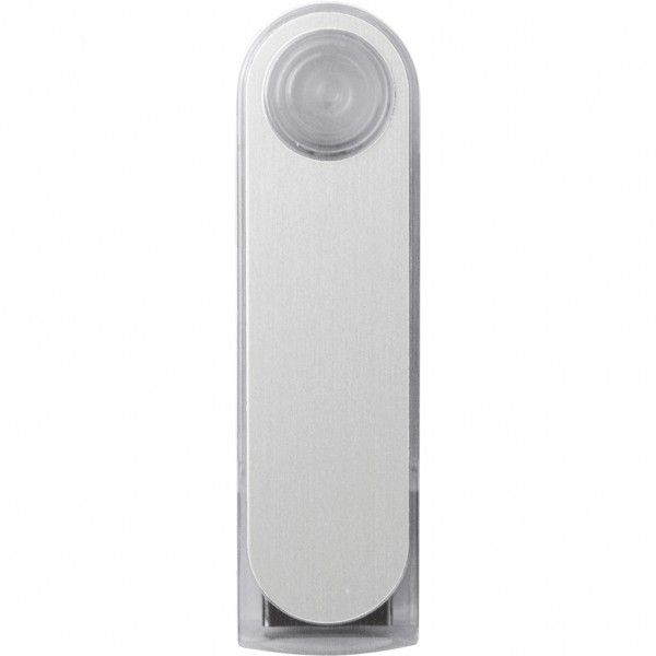 MEMORIA USB DA 8GB IN PLASTICA E ALLUMINIO USB 2.0, Trasparente