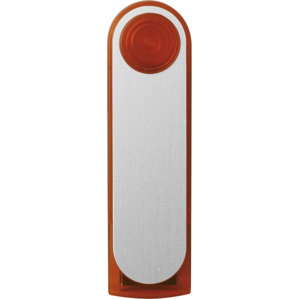 MEMORIA USB DA 8GB IN PLASTICA E ALLUMINIO USB 2.0, Trasparente/Arancio