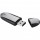 MEMORIA USB DA 8GB IN PLASTICA E ALLUMINIO USB 2.0, Nero