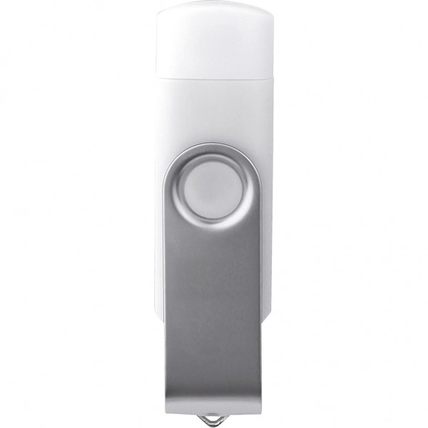 MEMORIA USB DA 8GB  IN PLASTICA E ACCIAIO