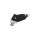 MEMORIA USB DA 2GB IN PELLE E METALLO USB 2.0, Nero