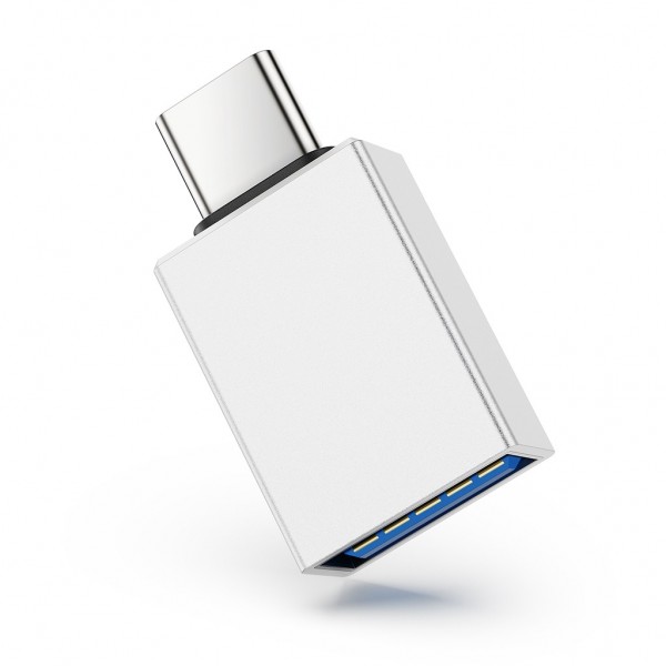 da USB standard a USB C, per trasferimento dati GR (grigio)