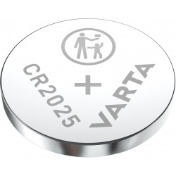 BATTERIA CR2025 LITIO 3V BOTTONE CONF.BLISTER 1PZ VARTA
