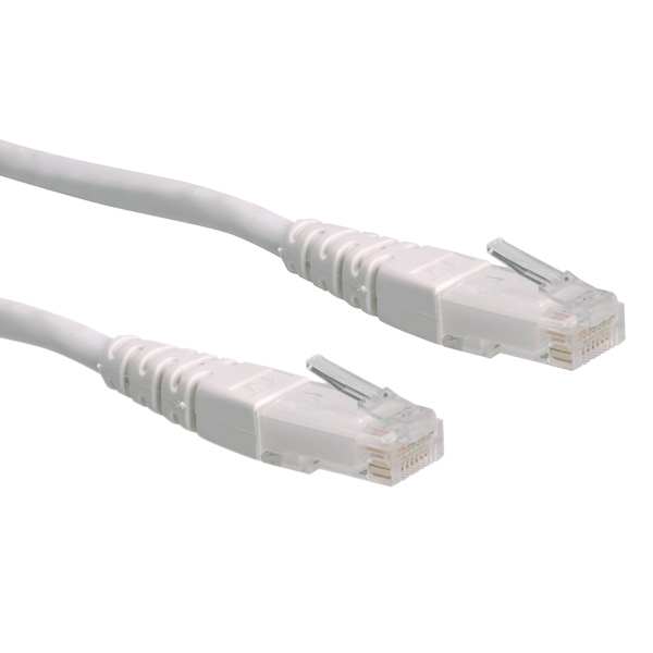 CAVO RETE UTP CAT.6 3MT BIANCO NO SCHERMATO