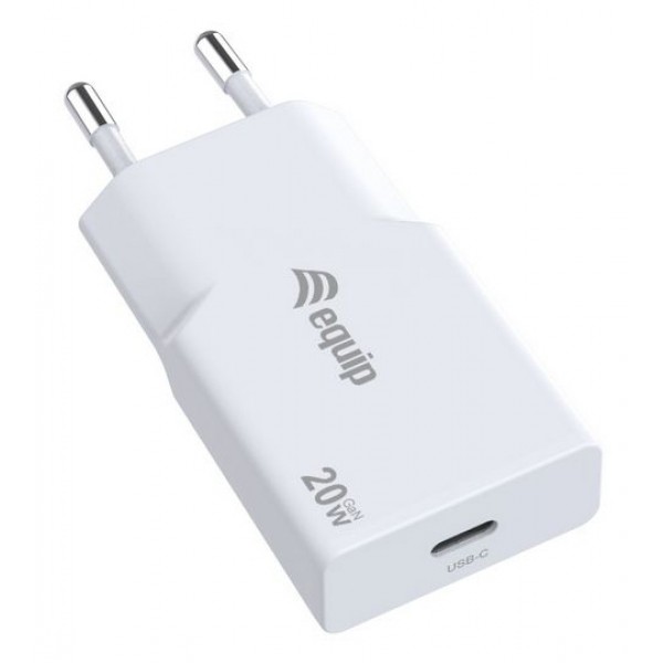 ALIMENTATORE 20W GAN 1 PORTA SLIM W 1*USB C QC+PD3.0