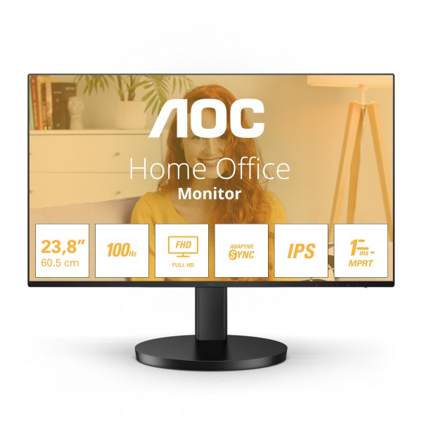 MON 23,8IPS 100HZ 1MS HDMI VGA MM AOC 16:9 24B3HA2