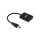 ADATTATORE USB 3.0-HDMI M/F BK CON CAVO ADJ