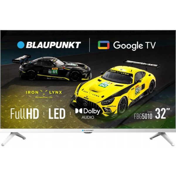 TV 32 BLAUPUNKT FHD BIANCO SMART DVBT2 DVBS2 GOOGLE TV