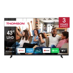TV 43 THOMSON 4K  SMART UHD T2/C2S2 GOOGLE TV FRAMELESS