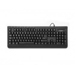 TASTIERA USB MULTIMEDIA PURE TA108 BK 113 TASTI PLUG&PLAY ADJ