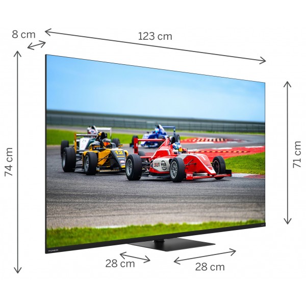 TV 55 THOMSON UHD  SMART 4K QLED PIEDE GOOGLE FRONT SPEAKER 144HZ