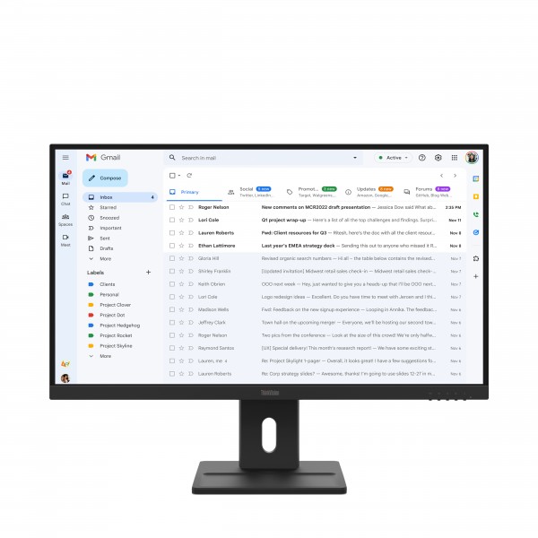MON 27IPS HDMI VGA DP FHD BK MM THINKVISION E27-4O MONITOR 3Y